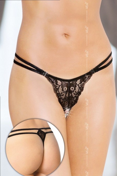 Erotická tanga 2444 black