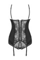 Erotický korzet Heartina corset black