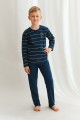 Chlapecké pyžamo 2622 Harry dark blue