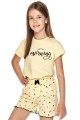 Dívčí pyžamo 2706 Misza yellow