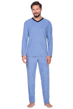 Pánské pyžamo 592 light blue plus
